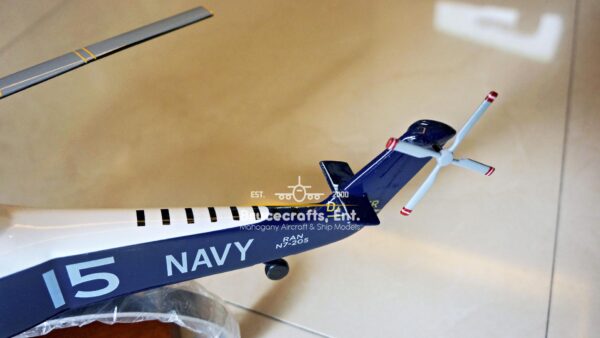 Model of Westland Wessex with detailed craftsmanship